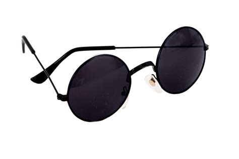 round shape sunglasses black